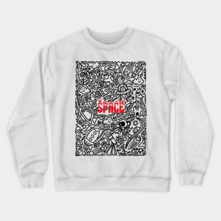 Space Doodles Crewneck Sweatshirt